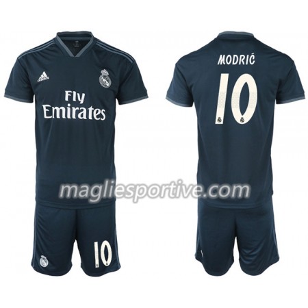 Completo Calcio Real Madrid MODRIC 10 Bambino Divisa Trasferta 2018/2019